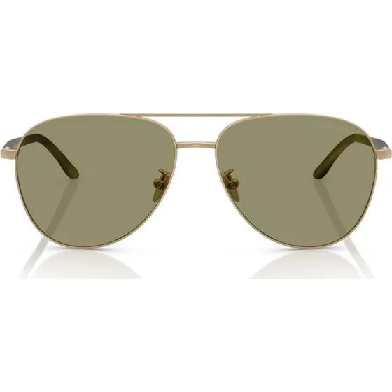 Giorgio Armani AR 6162 Occhiali da Sole Uomo Oro e Verde 58mm