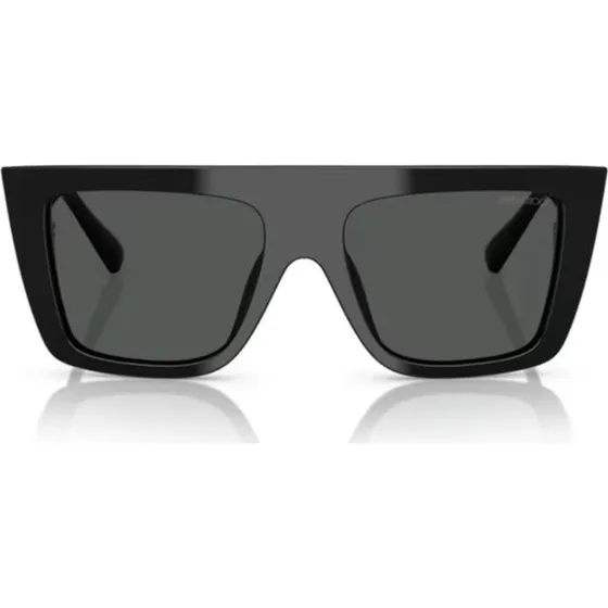 Jimmy Choo JC 5026U Occhiali da Sole Geometrici Nero e Grigio