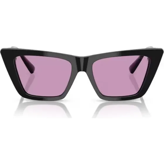 Jimmy Choo JC 5028 Occhiali da Sole Farfalla Nero e Viola
