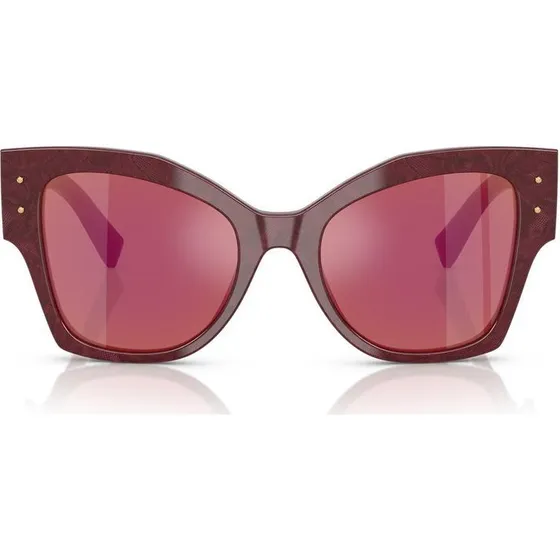 Dolce & Gabbana DG 4478 Occhiali da Sole Farfalla Rosso 53mm
