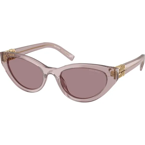 Miu Miu MU A04S Occhiali da Sole Farfalla Acetato Viola e Marrone
