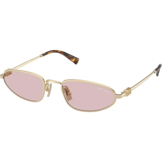 Miu Miu MU A52S ZVN4I0 Occhiali da Sole Geometrici Oro Rosa