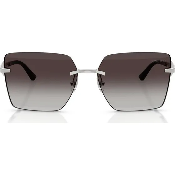 Jimmy Choo JC 4018 Occhiali da Sole Farfalla Argento e Grigio
