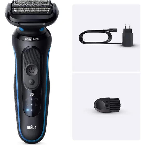 Braun Series 5 52-B1000s Rasoio Elettrico Blu