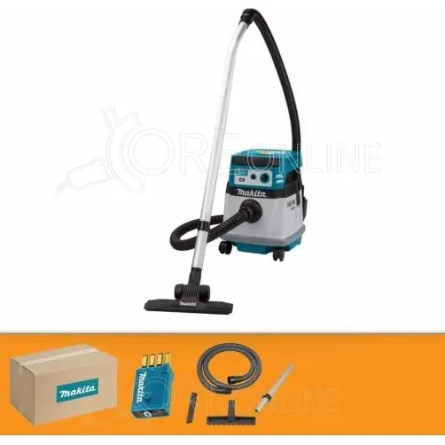 Makita DVC157LZX3 Aspiratore a Traino 18Vx2