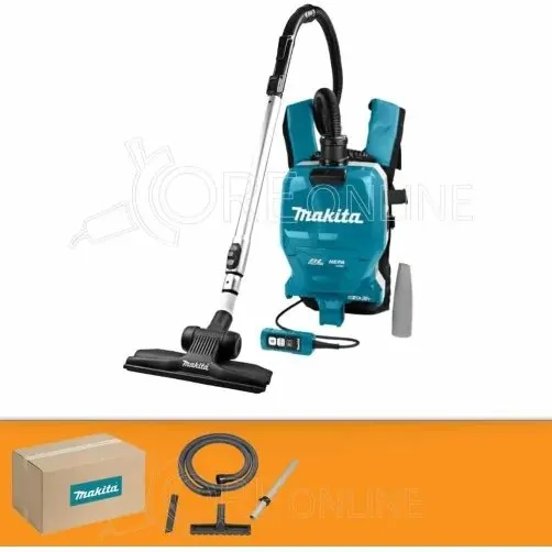 Makita DVC261ZX11 Aspirapolvere a Zaino 18Vx2