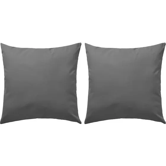 vidaXL Cuscini da Esterno 2 pz 45x45 cm Grigi