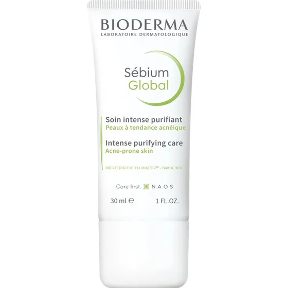 Bioderma Sébium Global Crema Purificante per Acne, 30 ml
