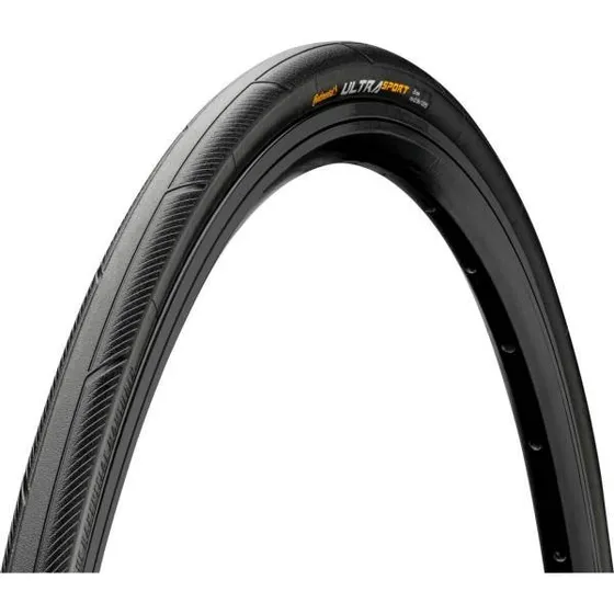 Continental Ultra Sport III Pieghevole 700x25C Nero