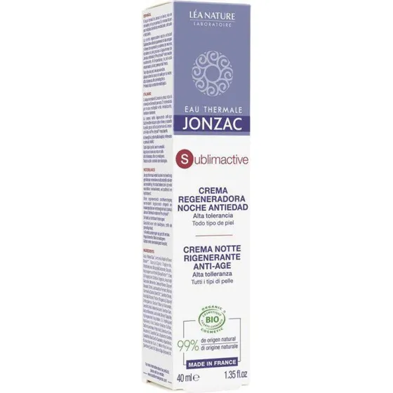 Eau Thermale Jonzac Sublimactive Crema Notte Rigenerante Anti-Age 40 ml