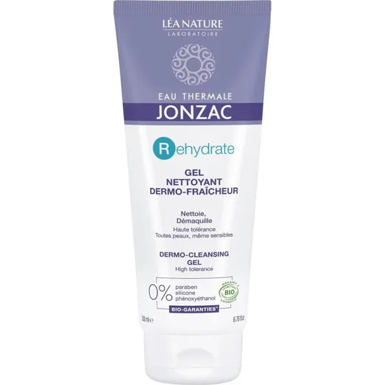 Jonzac Rehydrate Gel Detergente Viso 200 ml per Pelli Sensibili