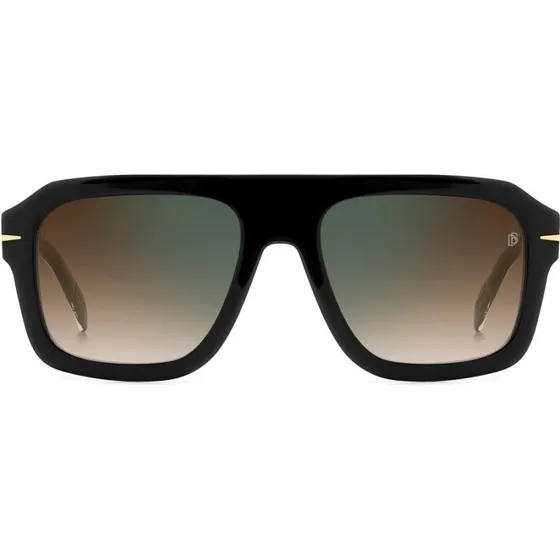 David Beckham DB 7127/S Occhiali da Sole Rettangolari Marrone