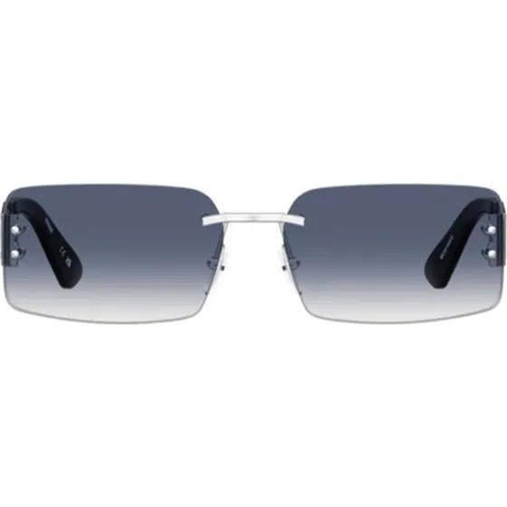 Moschino MOS169/S Occhiali da Sole Rettangolari Argento e Blu