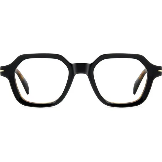 David Beckham DB 7140 Occhiali da Vista Uomo Neri Geometrici