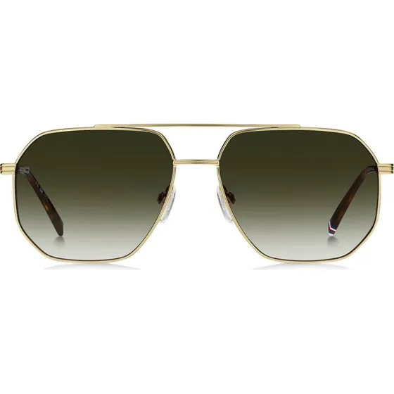 Tommy Hilfiger TH 2191/S Occhiali da Sole Uomo Geometrici Verdi