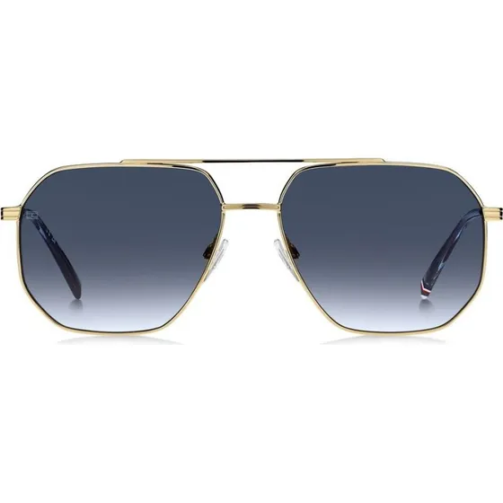 Tommy Hilfiger TH 2191/S Occhiali da Sole Uomo Geometrici Blu
