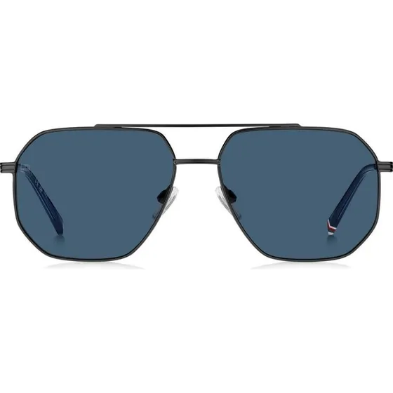 Tommy Hilfiger TH 2191/S Occhiali da Sole Geometrici Blu