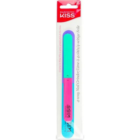 Kiss My Face Lima per unghie - Set da 2 pezzi a doppia granulometria