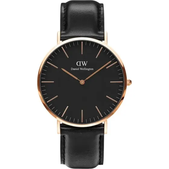 Daniel Wellington Classic Sheffield Black Rose Gold 40mm