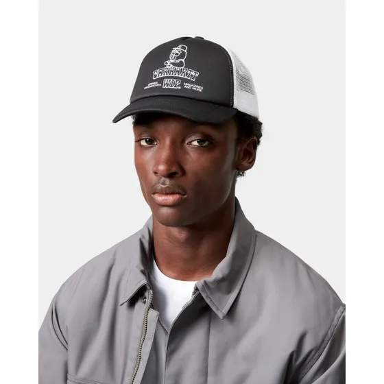 Carhartt WIP Sandwich Trucker Cap Unisex Nero