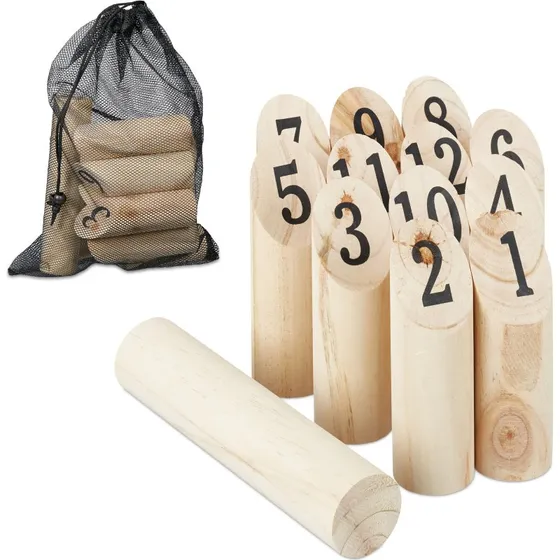 Kubb Game - Gioco Vichingo in Legno di Pino