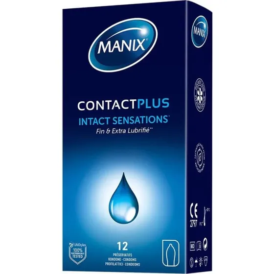 Manix Contact Plus Preservativi Ultra Sottili 12 pz