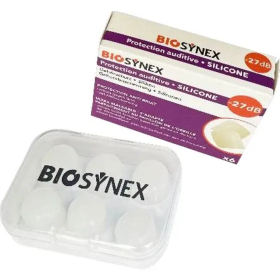 Biosynex Protezione dell'udito in silicone - 3 coppie