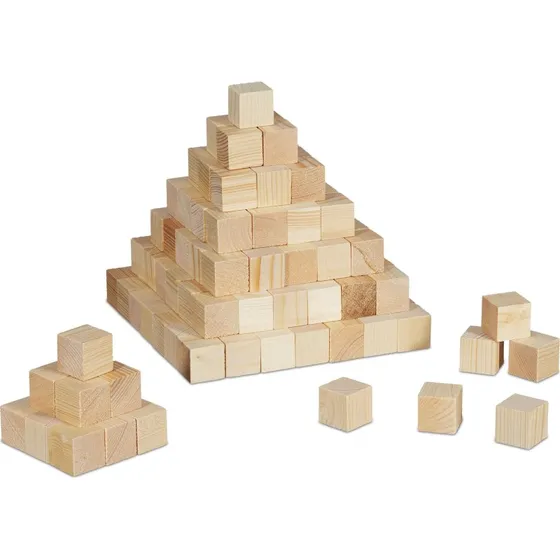 320 cubi di legno 2 cm