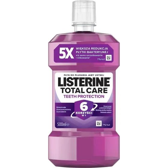 Listerine Total Care Collutorio Senza Alcol 500 ml