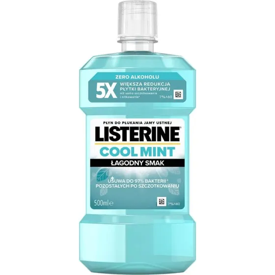 Listerine Collutorio Cool Mint Gusto Delicato 500 ml