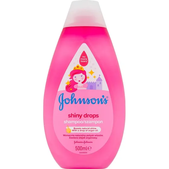Johnson's Baby Shiny Drops Shampoo con Olio di Argan 500ml