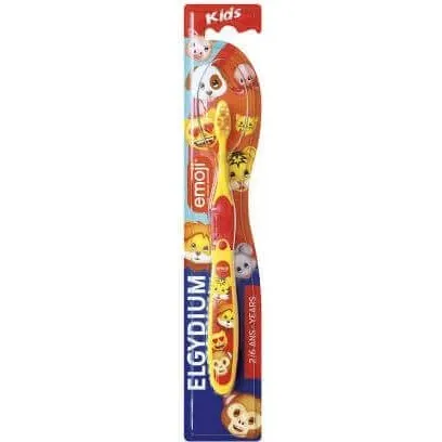 Elgydium Emoji Junior Spazzolino da denti per bambini 7-12 anni