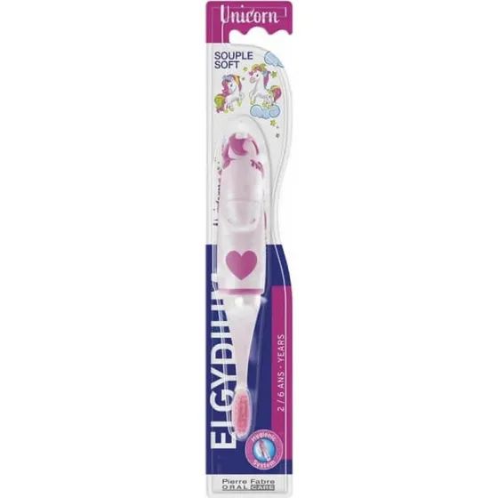 Elgydium Unicorn Spazzolino per bambini 2-6 anni