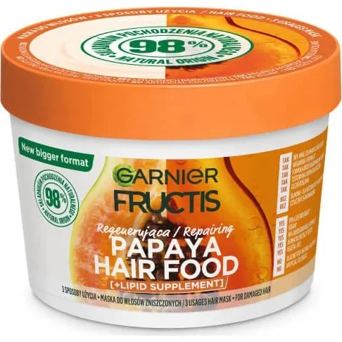 Garnier Fructis Hair Food Maschera Capelli Papaya 400ml