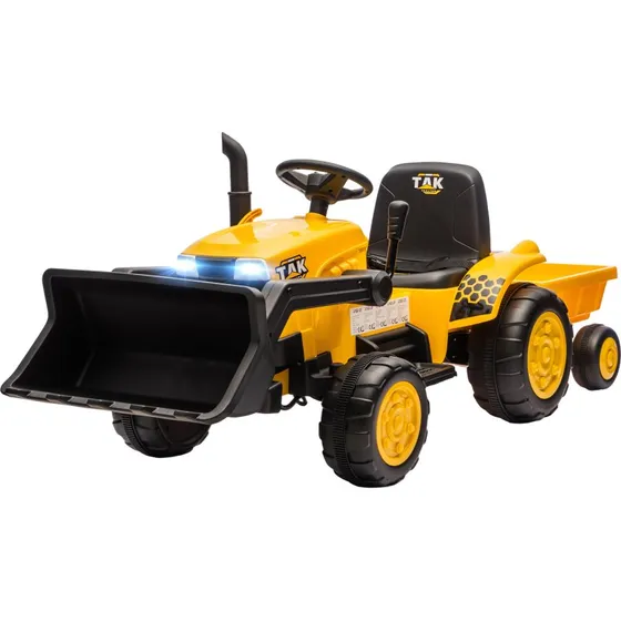 AIYAPLAY Escavatore Elettrico 12V Giallo