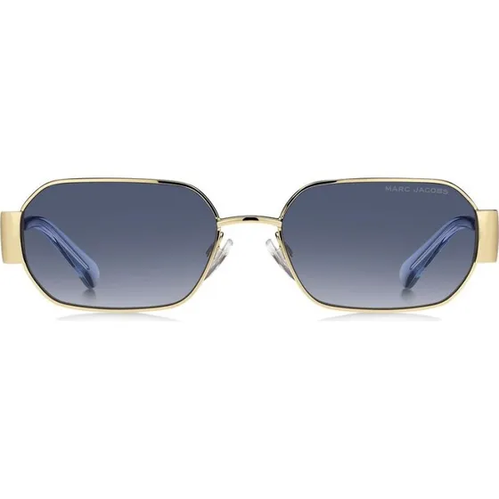 Marc Jacobs Marc 890/S Occhiali da Sole Rettangolari Oro e Blu