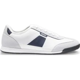 BOSS Nitan Lowp Sneakers Uomo Bianco Blu Navy - 42