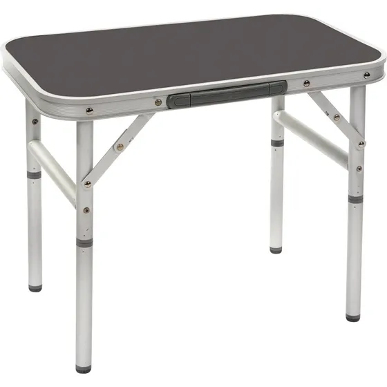 Bo-Camp Tavolo Campeggio Alluminio 2 Altezze Grigio 56x34 cm