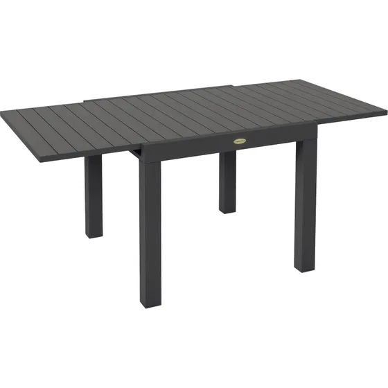 Outsunny Tavolo da Giardino Allungabile 81/162x80x75 cm Grigio