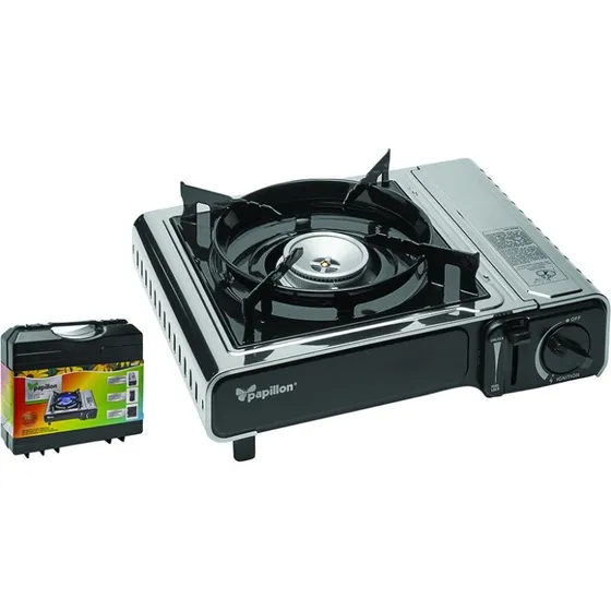 Papillon Fornello a Gas Butano 2200W con Valigetta