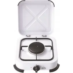 Fornello Bianco a Gas da Campeggio 1 Fuoco 1,85 kW