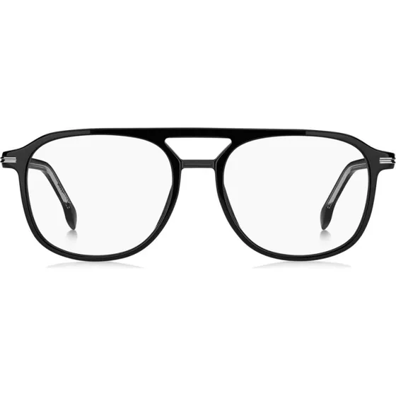 Boss 1755 Occhiali da Vista Uomo Neri Squadrati