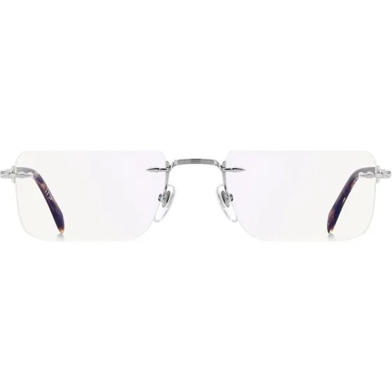 David Beckham DB 1202 Occhiali da Vista Uomo Argento Rettangolari