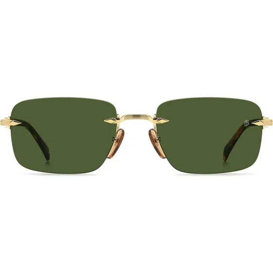 David Beckham DB 1195/S Occhiali da Sole Uomo Oro e Verde 57mm