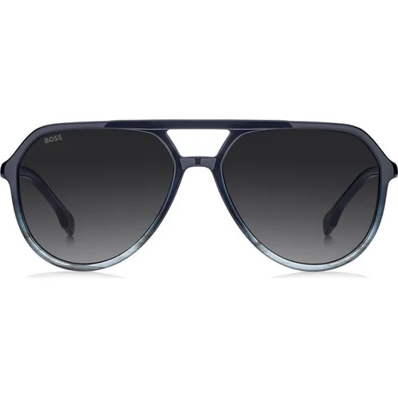 Boss 1831/S Occhiali da Sole Uomo Blu Pilot in Eco Acetato