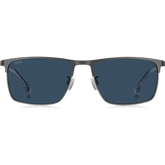 Boss 1837/G/S Occhiali da Sole Uomo Rettangolari in Titanio