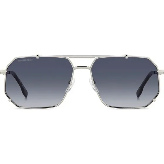 Dsquared2 D2 0175/S Occhiali da Sole Uomo Argento Geometrici
