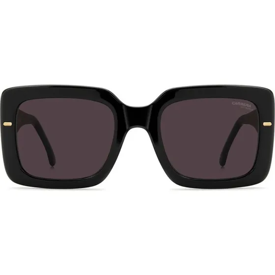 Carrera 3085/S Occhiali da Sole Donna Rettangolari Neri