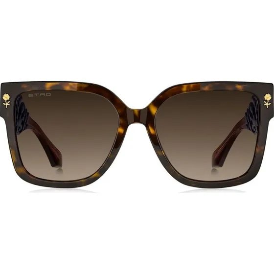 Etro 0127/S Occhiali da Sole Donna Squadrati Avana