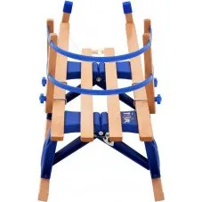 vidaXL Slitta Tradizionale in Legno 110 cm